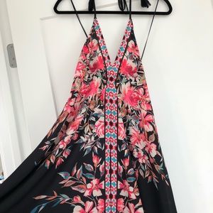 Summer Dress - tie halter and back tie
